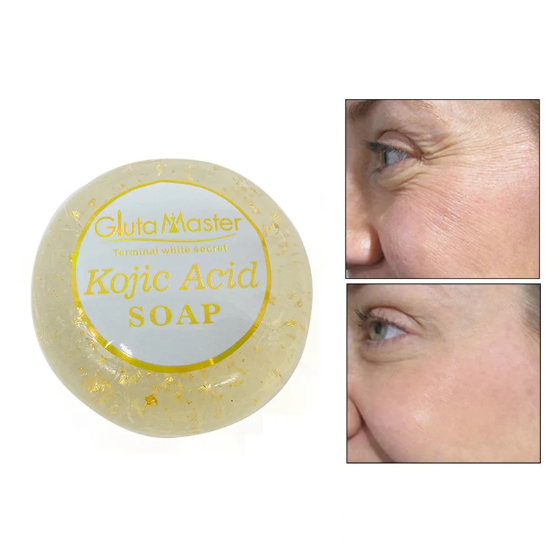 Gluta Master Kojic Acid Anti-Aging Soap Anti-wrinkle Whitening Removal Dark Spots Restore Skin Luminous and Elasticity