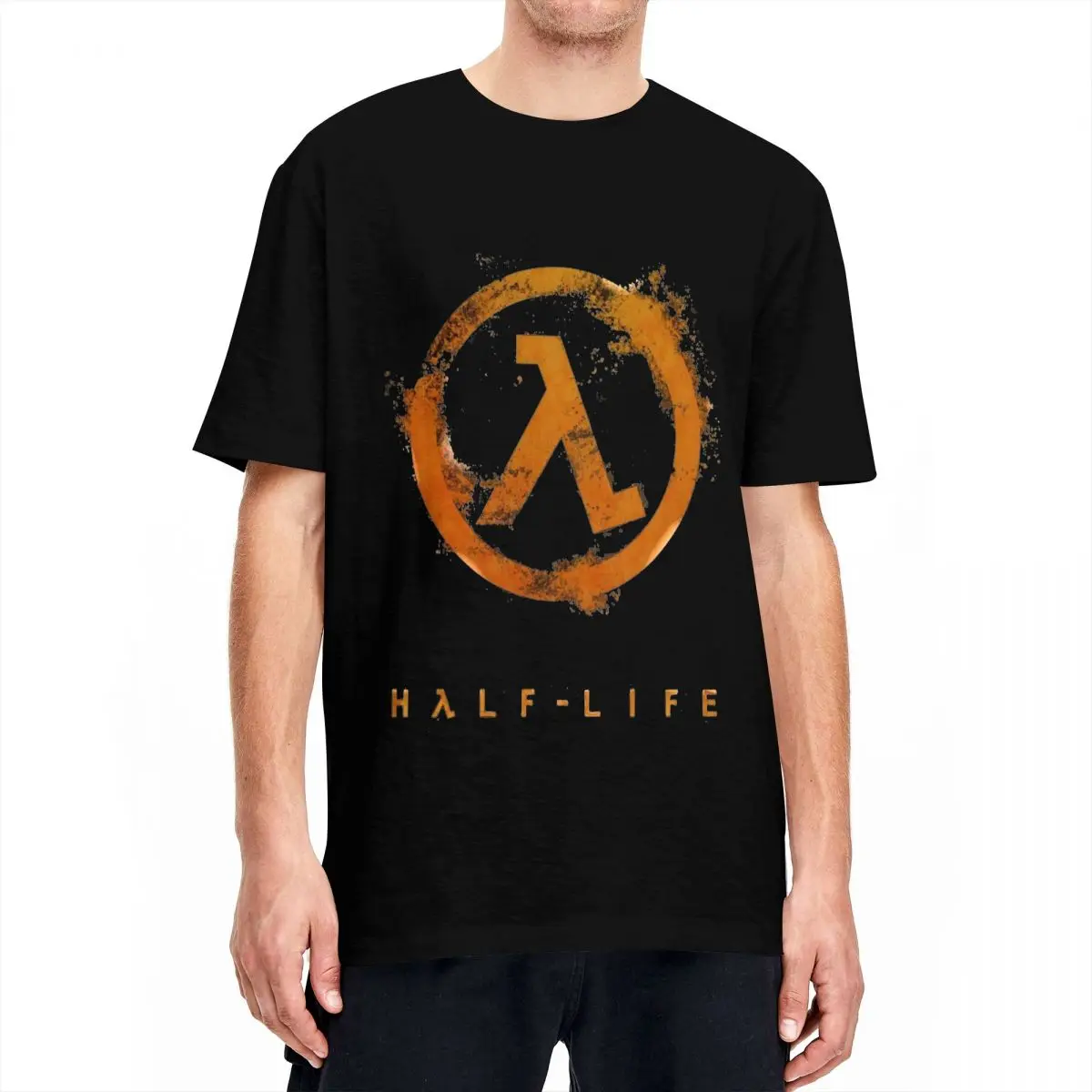 Half Life Art Work T Shirts Men Women 100% Cotton Novelty T-Shirt O Neck Tee Shirt Short Sleeve Tops Gift Idea