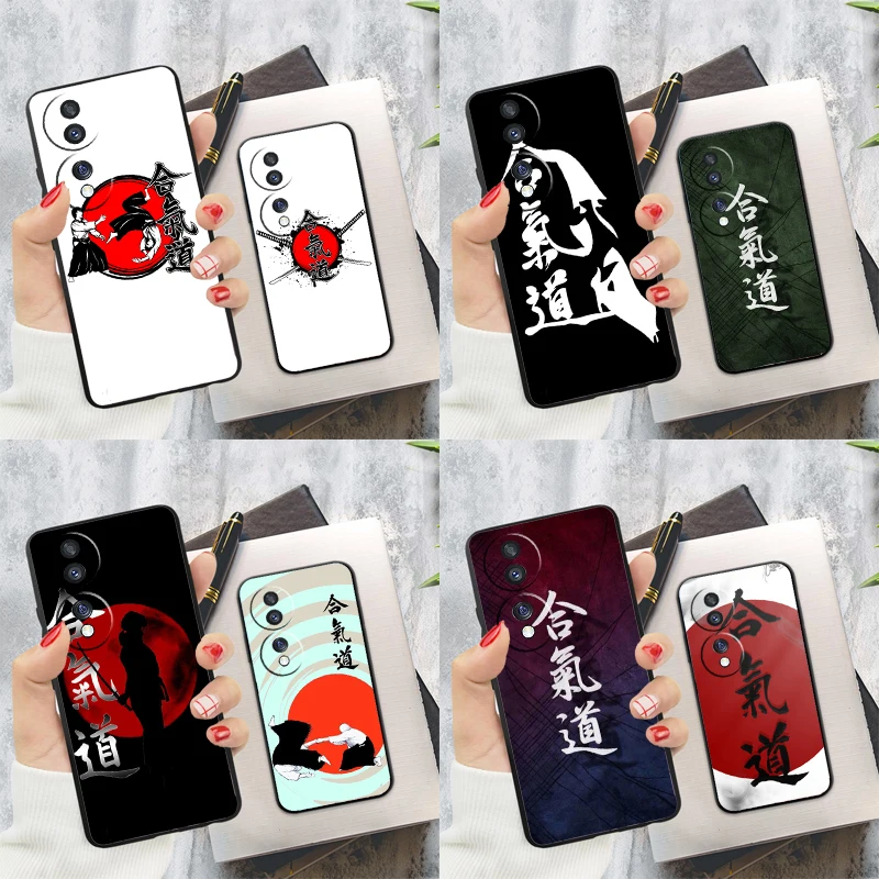 Japan Martial Aikido Case For Honor 200 Magic 5 6 Pro X9c X9a X8a X7a X6a X7 X8 X9 X8b X9b 50 70 90 Lite Cover