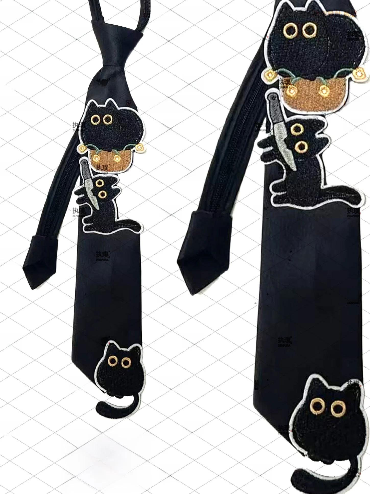 original-bla-tie-children's-cute-stage-jk-irt-accory-no-tie-required-casual-sle-polyester-fabric-arrowhead-design