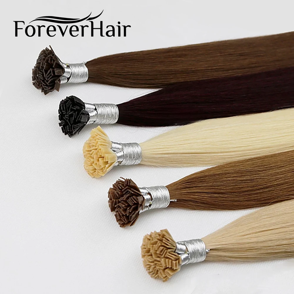 

Волосы FOREVER HAIR: 100% натуральные Remy, прямые, с плоским кератиновым наконечником, 1 г/прядь, 16, 18, 20 дюймов, 50 г, для кератинового наращивания