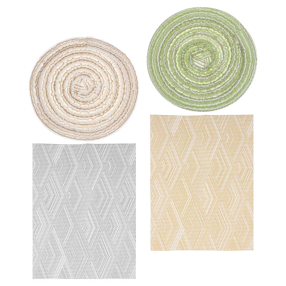 

Набор из 4 миниатюрных ковриков-имитаций для кукольного домика, высокореалистичные напольные коврики, аксессуары для декора маленьких домиков, милые элементы для микросцен