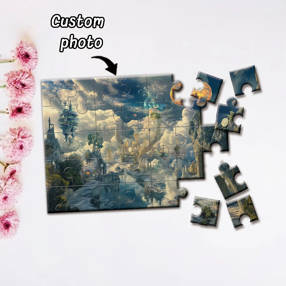 35/150/300/500/1000pcs nice plane Custom Photo Personalised Decompression Puzzles Jigsaw puzzle Mosaic Custom Puzzles in Photos