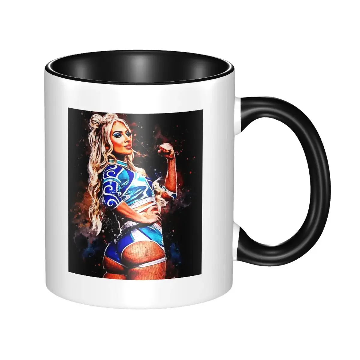 

Sol Ruca Wrestling Mug Funny Ceramic Coffee Cups Tea Mugs Milk Cup Drinkware Gifts for Friends