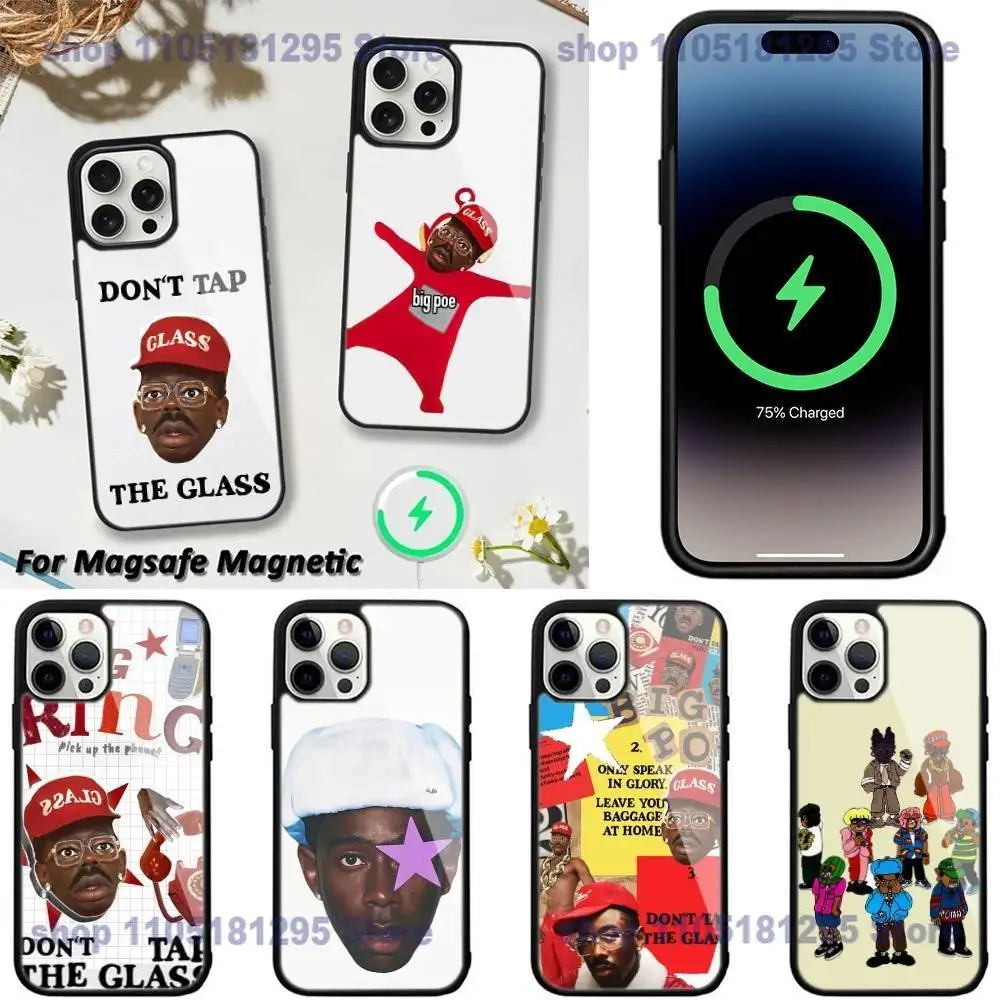 

Tyler The Creator DONT TAP THE GLASS Phone Case For iPhone 17,16,15,14,13,12,11,Plus,Pro,Max,Mini Magnetic Wireless Charging