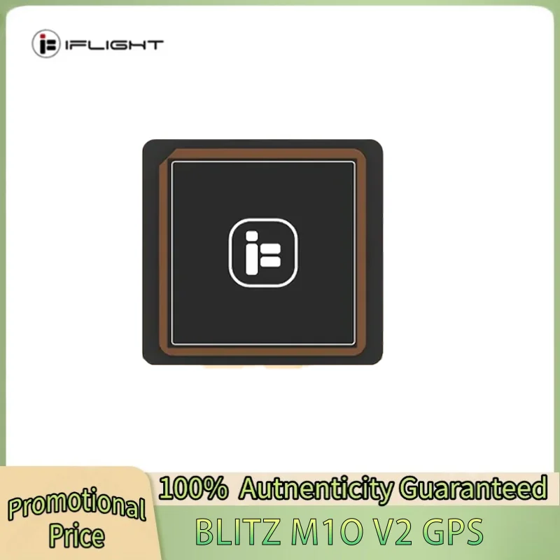 

IFlight BLITZ M10 V2 GPS Integrate Compass Module QMC5883L Built-in TCXO Crystal and Farad Capacitor for FPV Parts