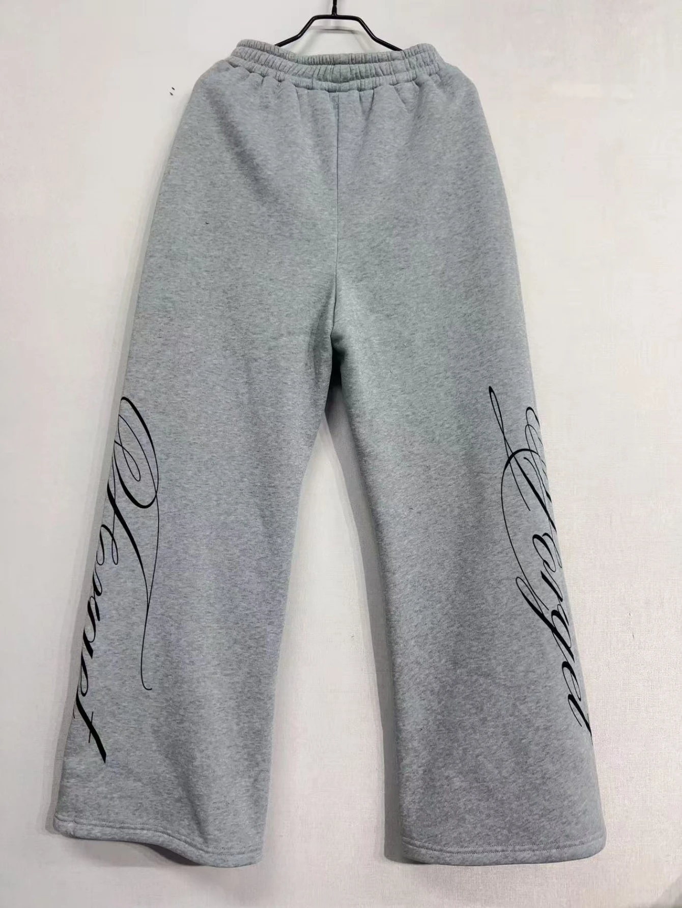 Y2K Damen Koreanische Streetwear Weite Jogginghose Baggy Oversized Grafik-Hose Harajuku Grunge Jogger Hosen 2000er Jahre Kleidung – Detail 4