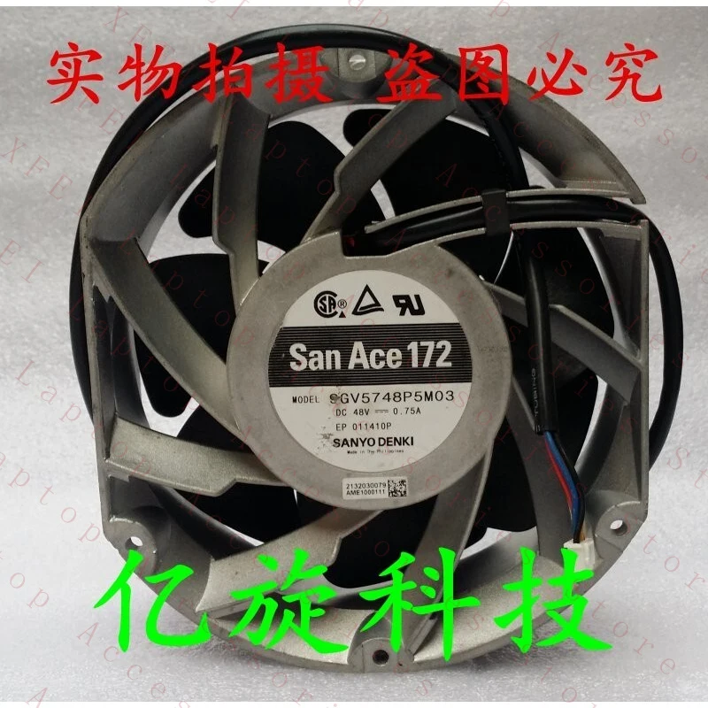 D  FOR SANYO 9GV5748P5M03 48V 0.75A for switch cooling fan