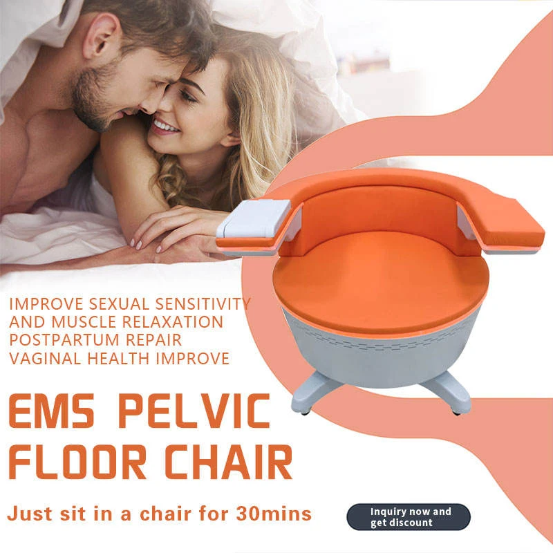 New Non-invasive EMS Chair for Pelvic Floor Muscle Stimulation Postpartum Repairing Urinary Leakage Treatment HI-EMT Machine