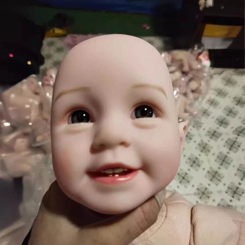 

2024 New 55CM Reborn Doll in Skin kit Lifelike Newborn Baby Doll Has painted Doll kit Unfinished Doll parts