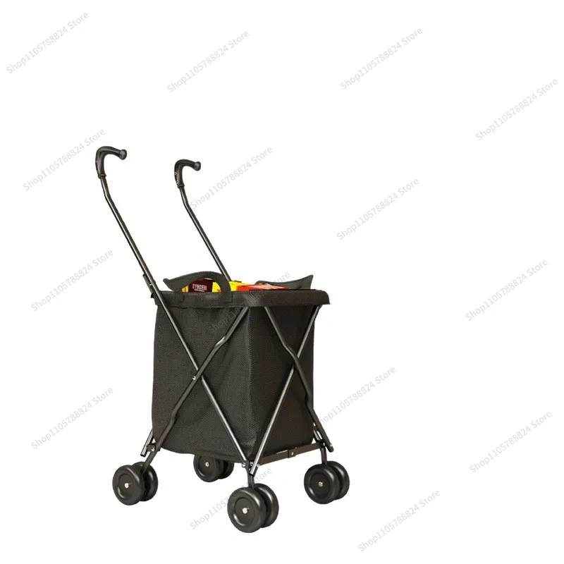 For portable trolley Multifunctional supermarket Shopping folding cart Camping Home trolley Universal wheel trolley
