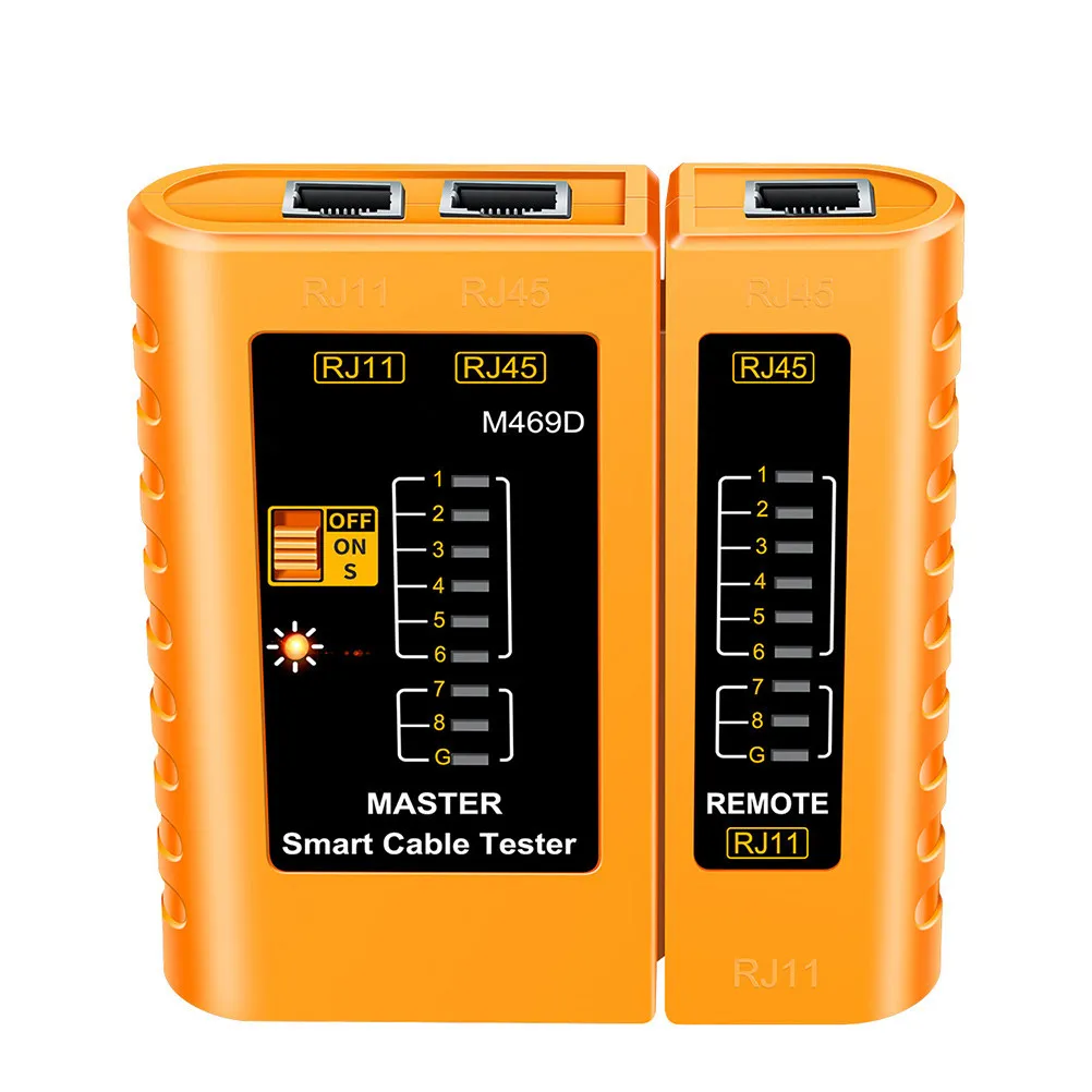 Pc Network Wire Tester Multi-Function Easy Use Ethernet Cable Tester Adjustable Speed Portable Network Cable Test Tool