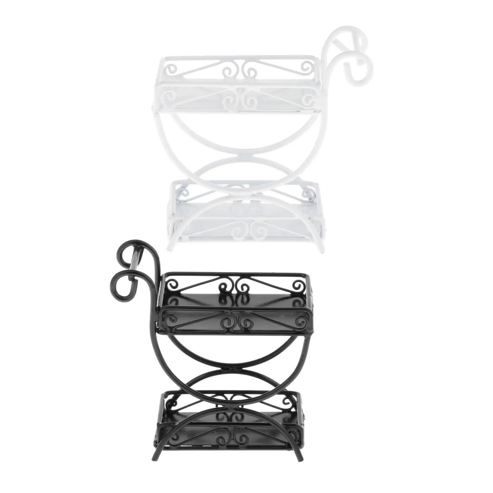 1/12 ドールハウス フラワーラック シーン ミニチュア ディスプレイシェルフ 家具 組み立て用