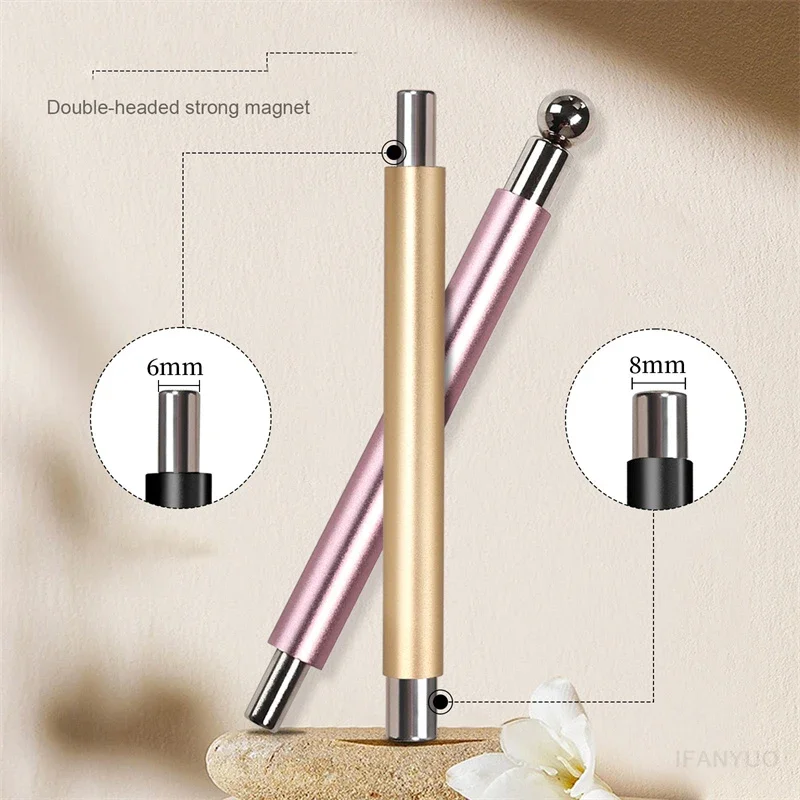1pcs Nail Cat Eye Magnetic Ball with Nail Magnetic Stick Tool Set Double-head Strong Magnet Pen 3D Cat Eye Gel Nail Supplies view 5