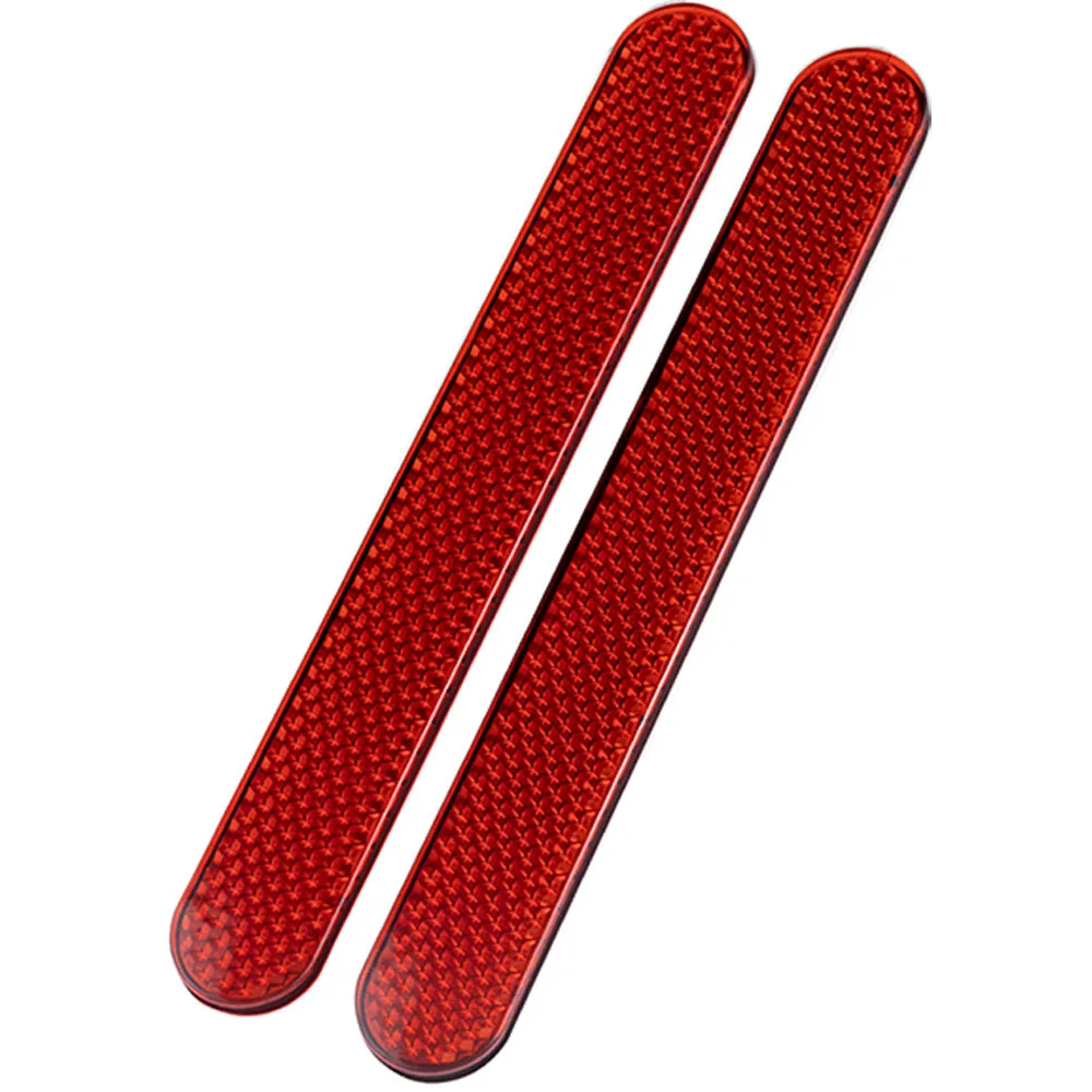 Fork Reflectors Sticker Front Universal Fit For Harley Dyna Switchback Red view 2