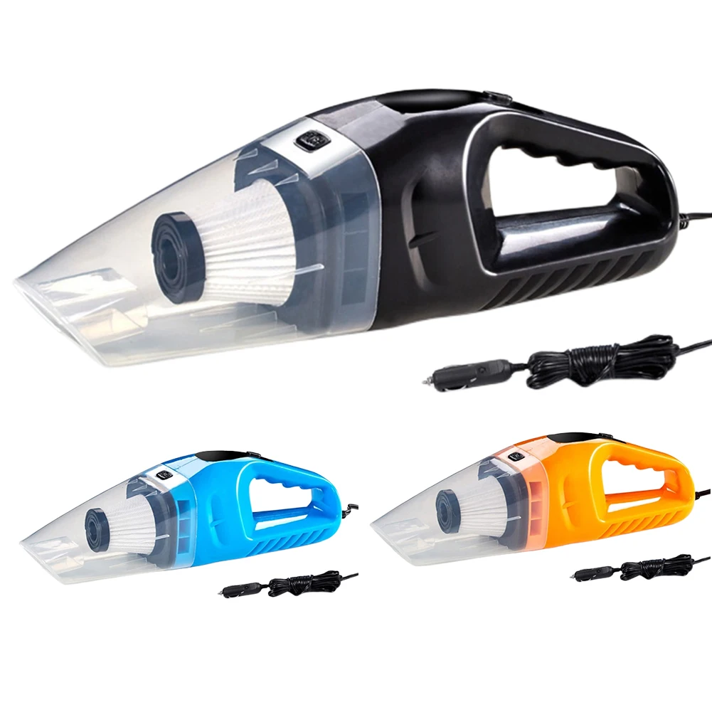Автомобильный пылесос Hoover с мощным всасыванием, ручной пылесос для сухой и влажной уборки, автомобильный пылесос двойного назначения 120 Вт с кабелем 5 м для уборки дома и транспортного средства