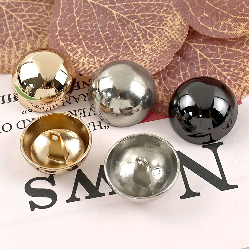 

20 шт. 10-25 мм грибные круглые металлические пуговицы пальто куртка декор пуговицы для одежды хвостовик декор пряжки DIY швейные аксессуары