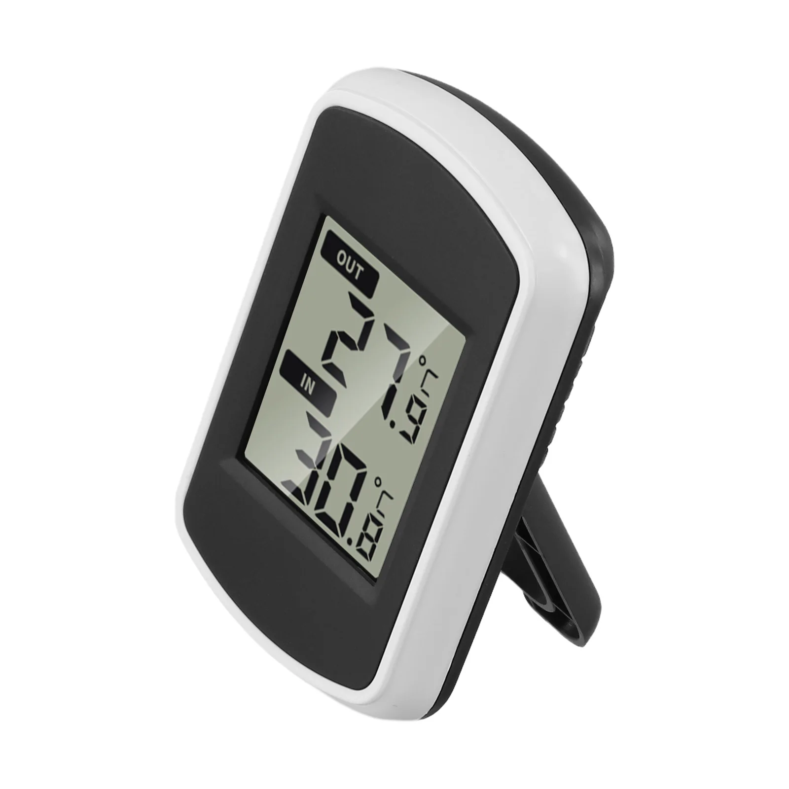 Indoor and Outdoor Wireless Digital Weather Station with Easy to Read LCD for Temperature and Humidity Tracking