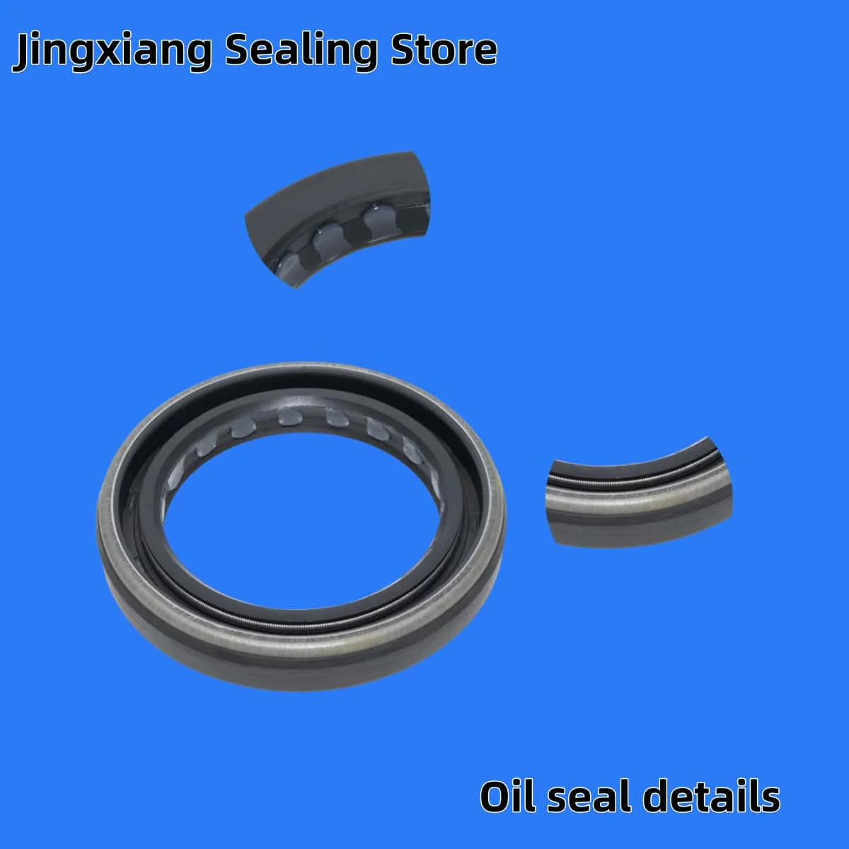 UP0445E high-pressure oil seal, with the size of 44.45*63.5*9.5 mm or 44.45x63.5x9.5 mm, is a nitrile rubber (NBR) oil seal.