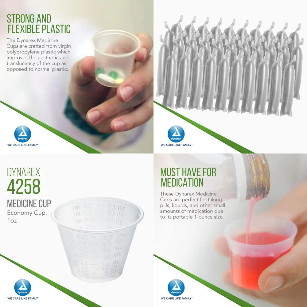 

Полупрозрачные пластиковые аптечки на 1 унцию с градуировкой CC/ML, футляр на 5000 штук для дозирования жидкостей и лекарств