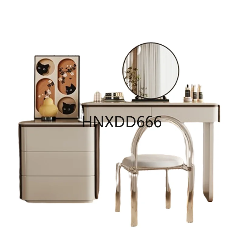

Wood Modern Dresser Minimal Mirror Drawer Storage Makeup Dressing Table Bedroom Modern Vanitys Para Maquillaje Furniture Bedroom