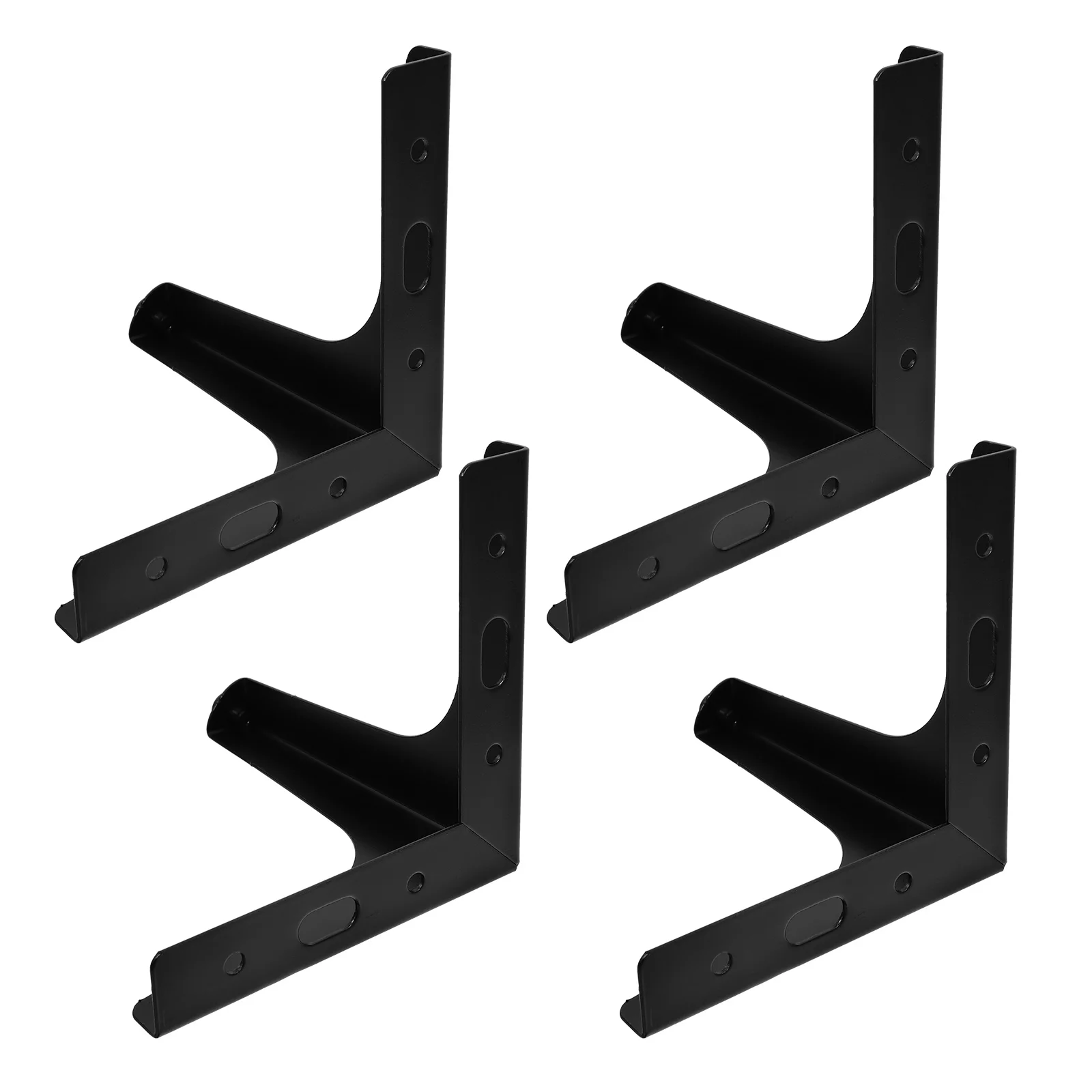 

4pcs Black Triangle Furniture Legs 15cm Sturdy Metal Sofa Couch Table Feet Replacement Dresser Cabinet Decor