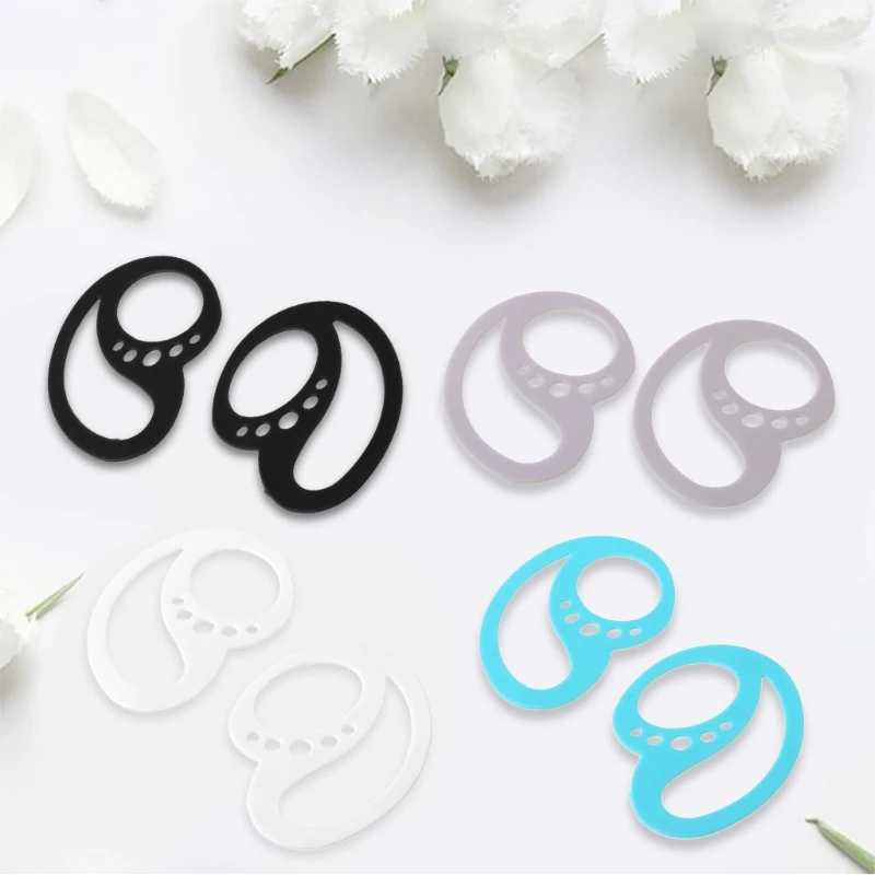 Protector tapones para los oídos, cubiertas silicona para auriculares, repuesto almohadillas para los oídos, 2 uds.
