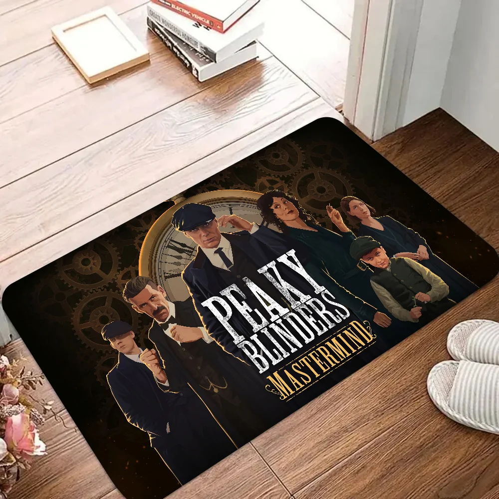 1pc P Peaky Blinders tappetino zerbini tappetino per la casa tappetino per piedi tappetini assorbenti per il bagno tappetini antiscivolo decorazioni