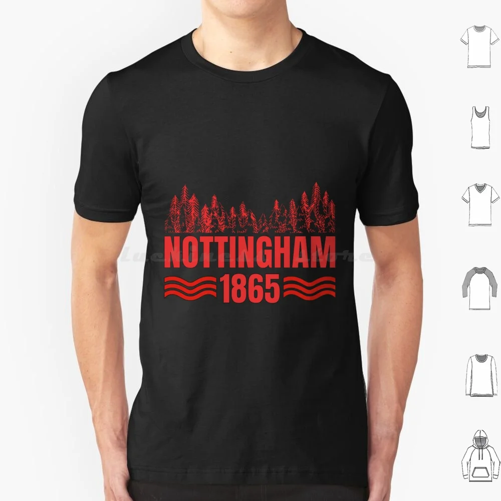 For A Real Forest Fan T Shirt Big Size 100% Cotton Football Soccer England Tricky Trees Robin Hood The Reds Sherwood The City