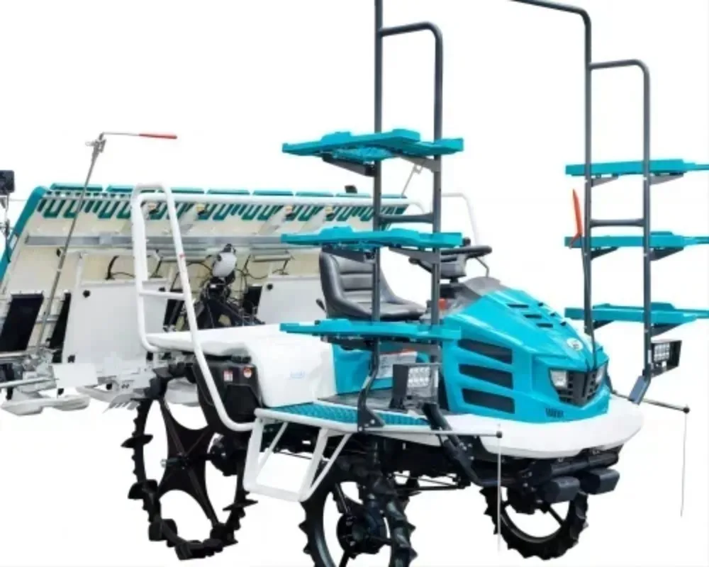 Walk Behind Rice Seedling Transplanter High Efficiency Farm Rice Sowing Planting Agricultural Equipment