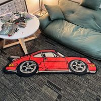 VIKAMA Colorful Small Car Trend Brand Carpet Bedside Closet Room Living Room Gaming Room Thick Carpet Home Decoration
