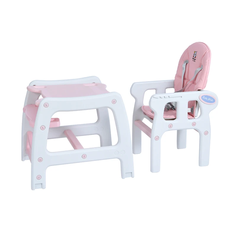 Unique Design Plastic Multi-function 3 in 1 baby high chair with table