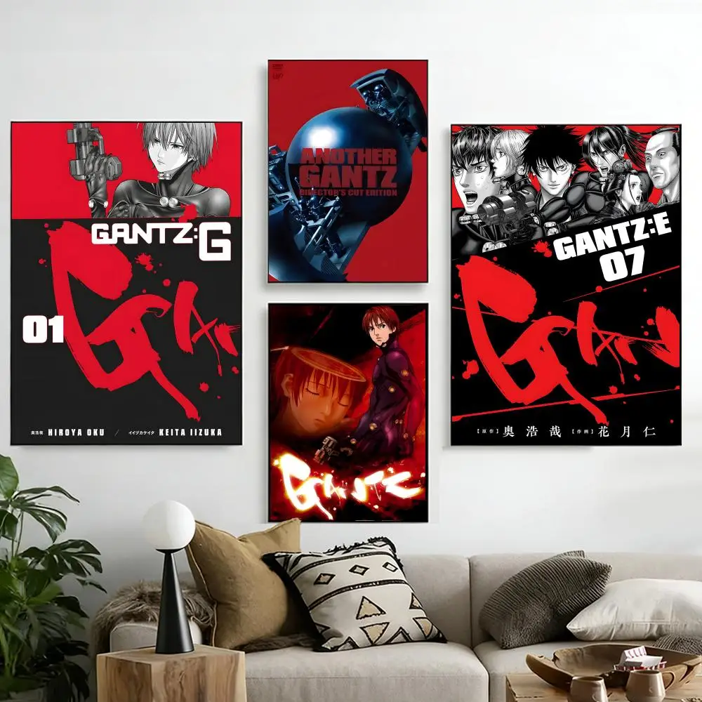 Anime Gantz Poster Poster decorative paintings, wall hangings for study living room, personalized home