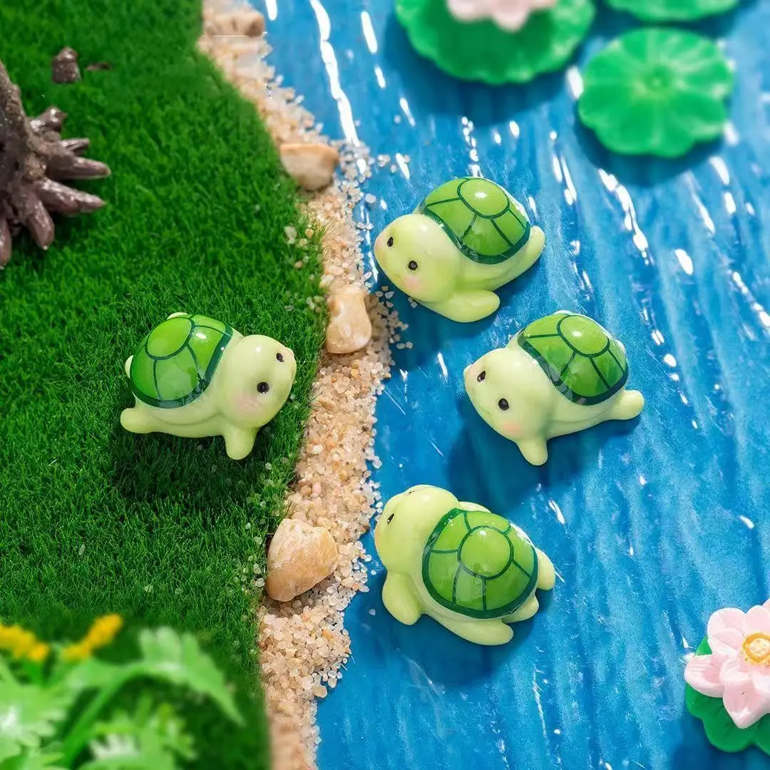 

10/20/30pcs Mini Turtle Miniature FigurineOrnaments Animal DIY Crafts for Desk Pot Landscape Garden Home DecorationAccessories