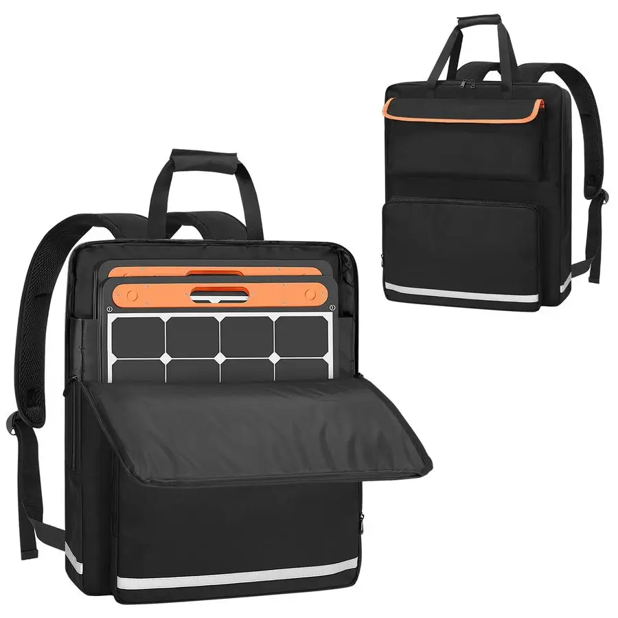 

Solar Panel Storage Bag, Travel Backpack Compatible with Jackery SolarSaga 100W 100X 200W, DoubleLayer Solar Panel Carrier with