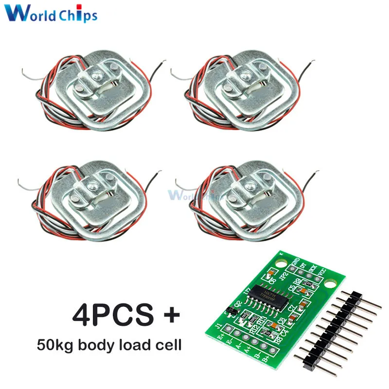4Pcs 50Kg Human Sca… - image