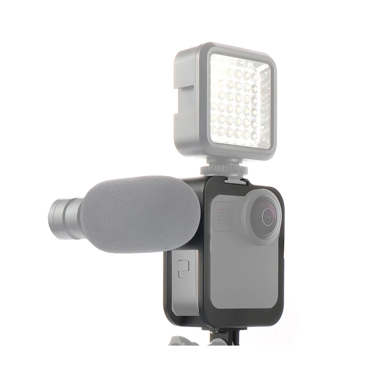 VR كاميرا بانورامية قفص مع الحذاء البارد جبل ، غطاء واقي قابل للإزالة ، ماكس الإطار ، قضية الإفراج السريع ، ماكس