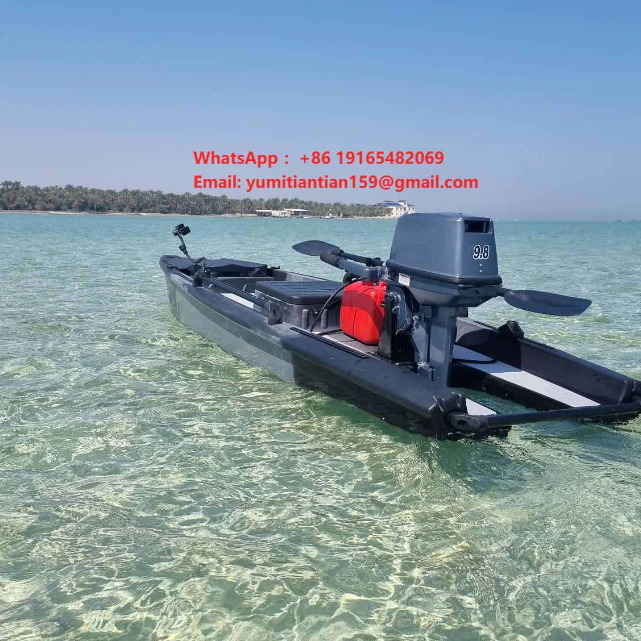 Hot Sale 4m 14ft High Quality River Sea Solo Skiff Boat Fishing Kayak With Motor Skiff Boats for Sale
