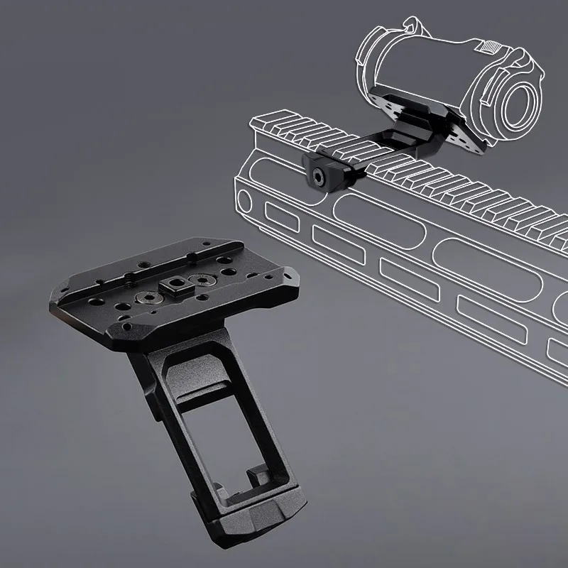 

WADSN StrikeTactical Metal Side Sight Mount Base T series/RMR Holographic Sight Offset Mount Bracket For 20mm Picatinny rail