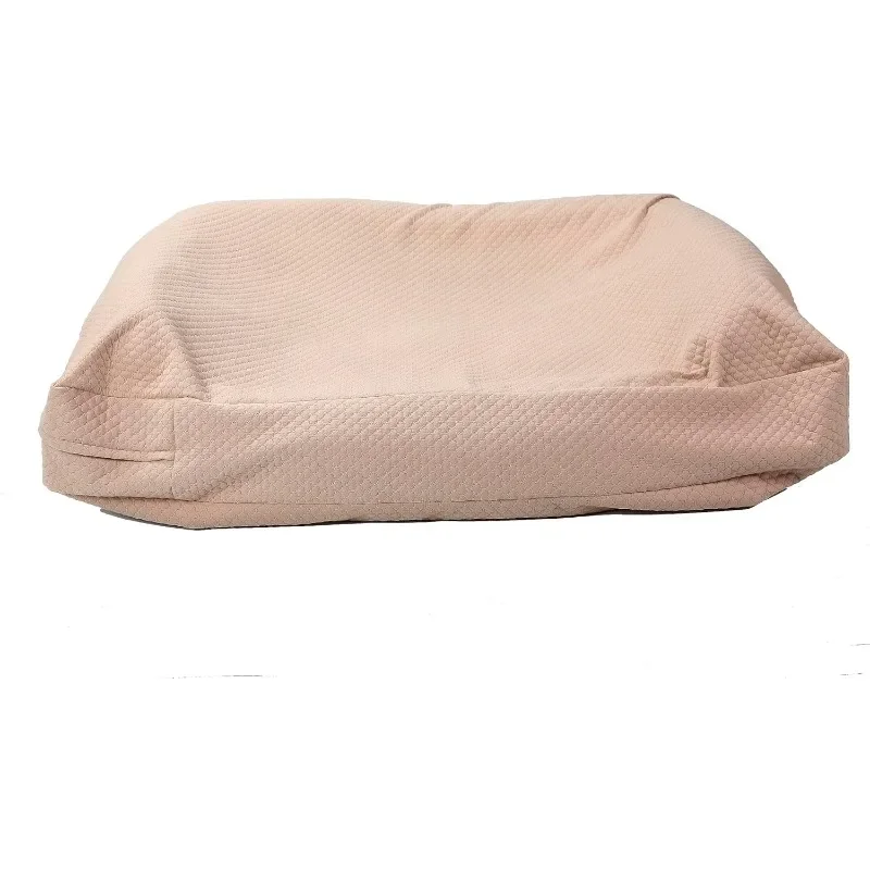 

Luxury Dog Bed Cover - USA Based - Premium Durable Quilted Waterproof Heavy Duty Material (Large, Tan)