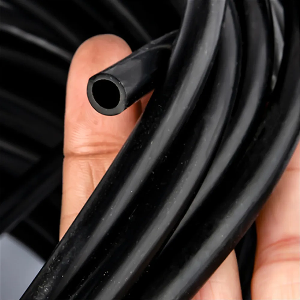 Fluorocarbon tube Black Silicone Tube Hose Heat Resistant Flexible Silica Gel Pipe Aquarium Flexible Pump Hose