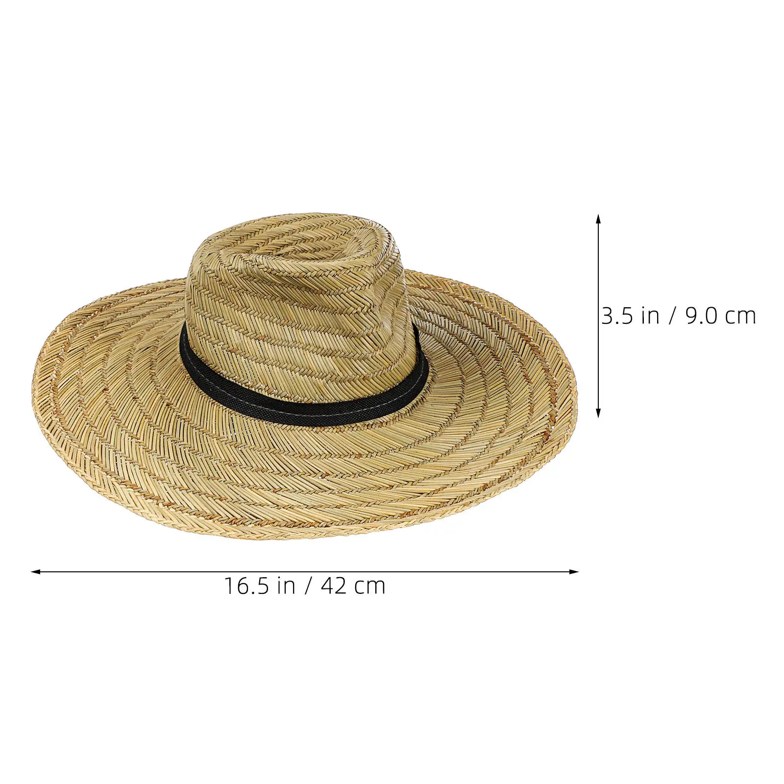 قطعتان من قبعات القش ذات الحاف - مراجعة Cowboy Hat Straw وسعره