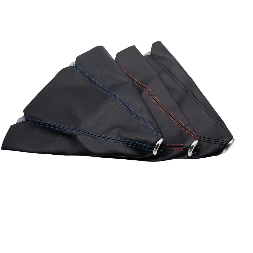 

Универсальные автомобильные воротники переключения передач из искусственной кожи 16 мм из углеродного волокна, ручная ручка переключения передач, чехол для багажника, гетры