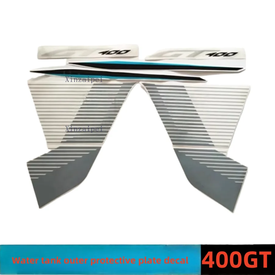 FOR CFMOTO 400GT Water Tank Outer Protective Plate Decal 400 GT CF400-5 Guard Plate Sticker Motorcycle Original Accessories