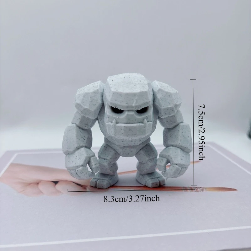 تماثيل نموذج صغير ثلاثية الأبعاد مطبوعة من الحجر ، تمثال حجري درع ووريورز نماذج حجرية لسطح المكتب تماثيل نموذج شخصية لعب الأدوار #6