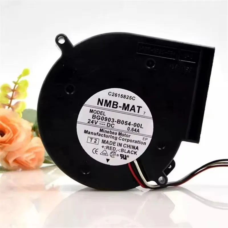 

Оригинальный вентилятор BG0903-B054-00L 24V 0.64A 9CM 9733, 3-проводной турбовентилятор для охлаждения преобразователей частоты