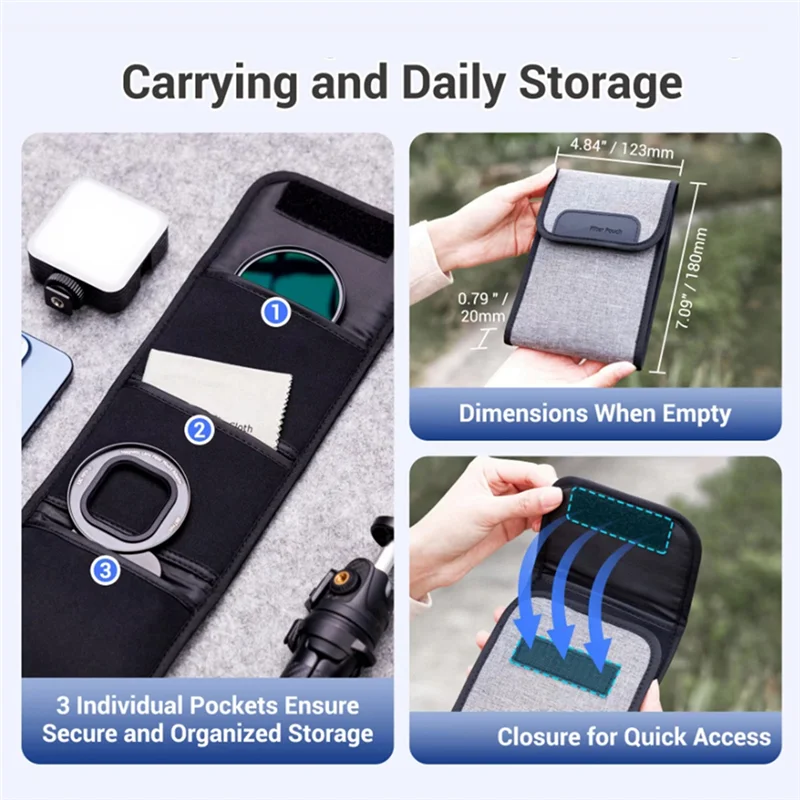 Kit adaptador de filtro de lente magnético de JABS-67Mm con filtro cpl y bolsa para iPhone 16 Pro Max Plus mejora tu fotografía móvil