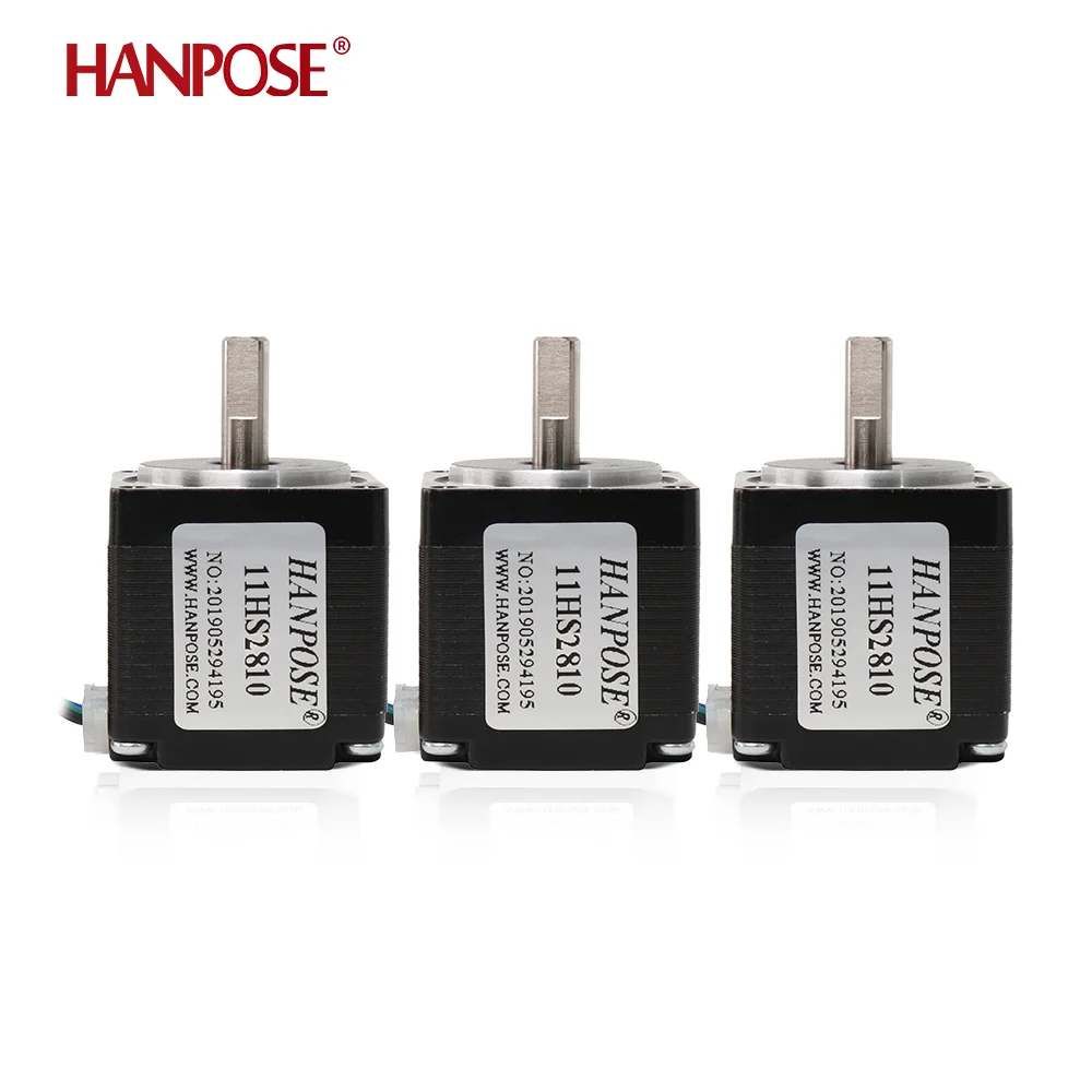 

28 Шаговый двигатель 11HS2810 1,8 градуса 0,08 Нм 1,0 А Мельница Лазерная гравировка для 3D-принтера Мониторное оборудование Шаговый двигатель NEMA11