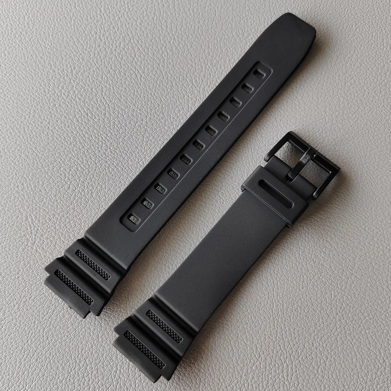 18mm Silicone Black Replacement for Casio F-91W F105 F108 A158W A168 AE1200 AE1300 W800H  Men Women Sport Soft Watch Band Strap