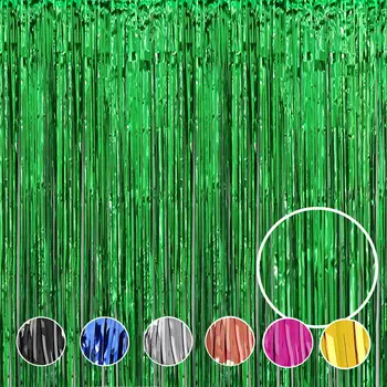 1米*2米雨簾派對裝飾母親節生日婚禮單身派對畢業典禮聖誕節背景簾 10 最佳銷售 畢業裝飾 - №1